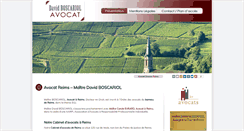 Desktop Screenshot of boscariol-avocat-reims.com