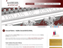 Tablet Screenshot of boscariol-avocat-reims.com